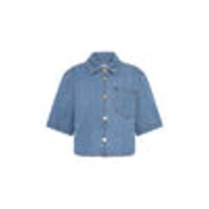 Aje 'Sunray' Blue Denim Shirt Size 12